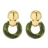 Femme Luzaka Boucles<Boucles Alma vertes acier doré or