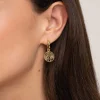 Femme Luzaka Boucles<Boucles Arbre de vie acier dorées or