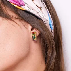 Femme Luzaka Boucles<Boucles Artiste multicolores acier doré or