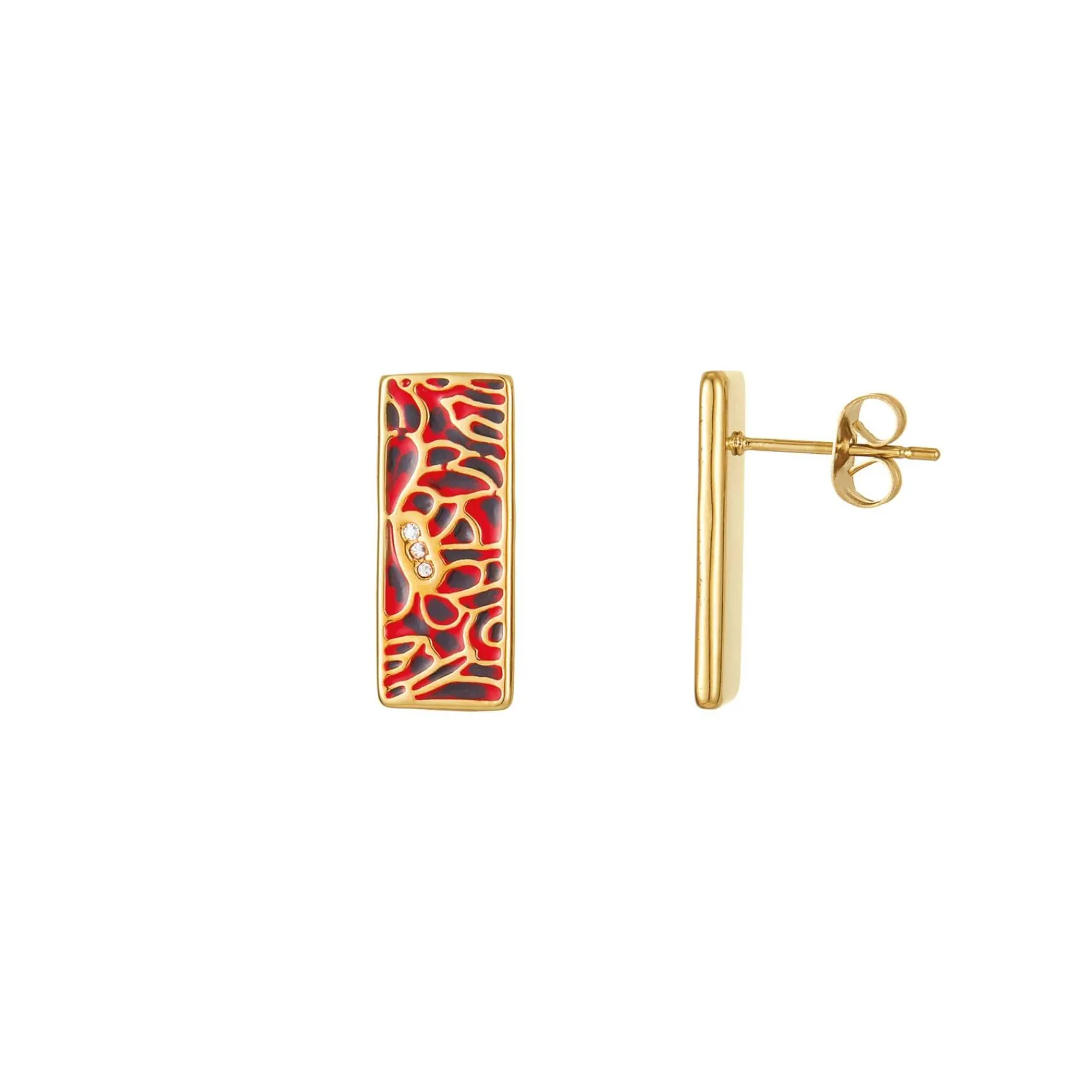 Femme Luzaka Boucles<Boucles Artiste rouge doré or