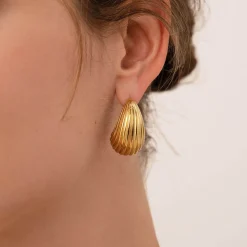 Femme Luzaka Boucles<Boucles Astrid acier doré or