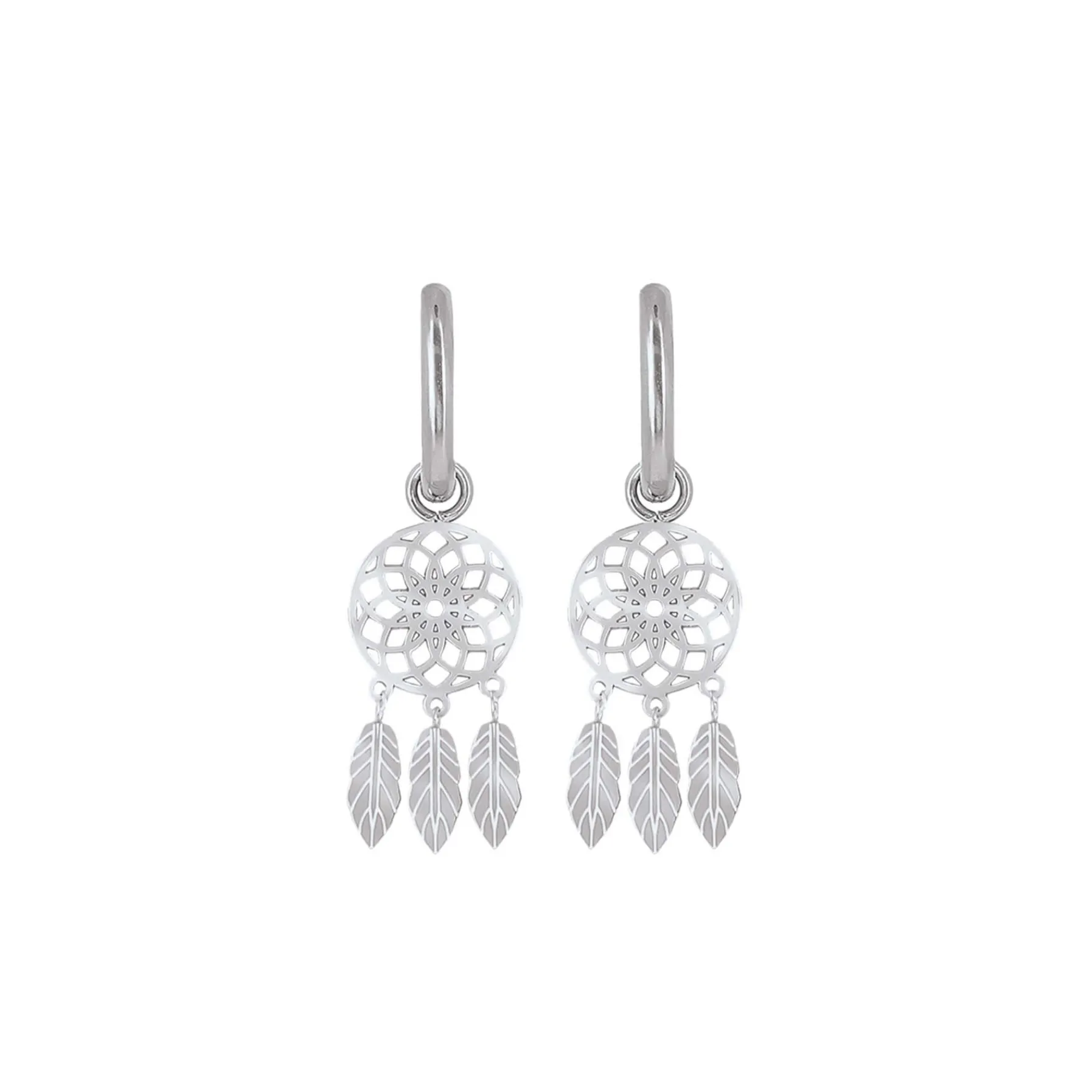Femme Luzaka Boucles<Boucles Attrape rêves acier