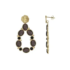 Femme Luzaka Boucles<Boucles Aurora Quartz noir