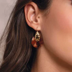 Femme Luzaka Boucles<Boucles Automne rouges acier doré or