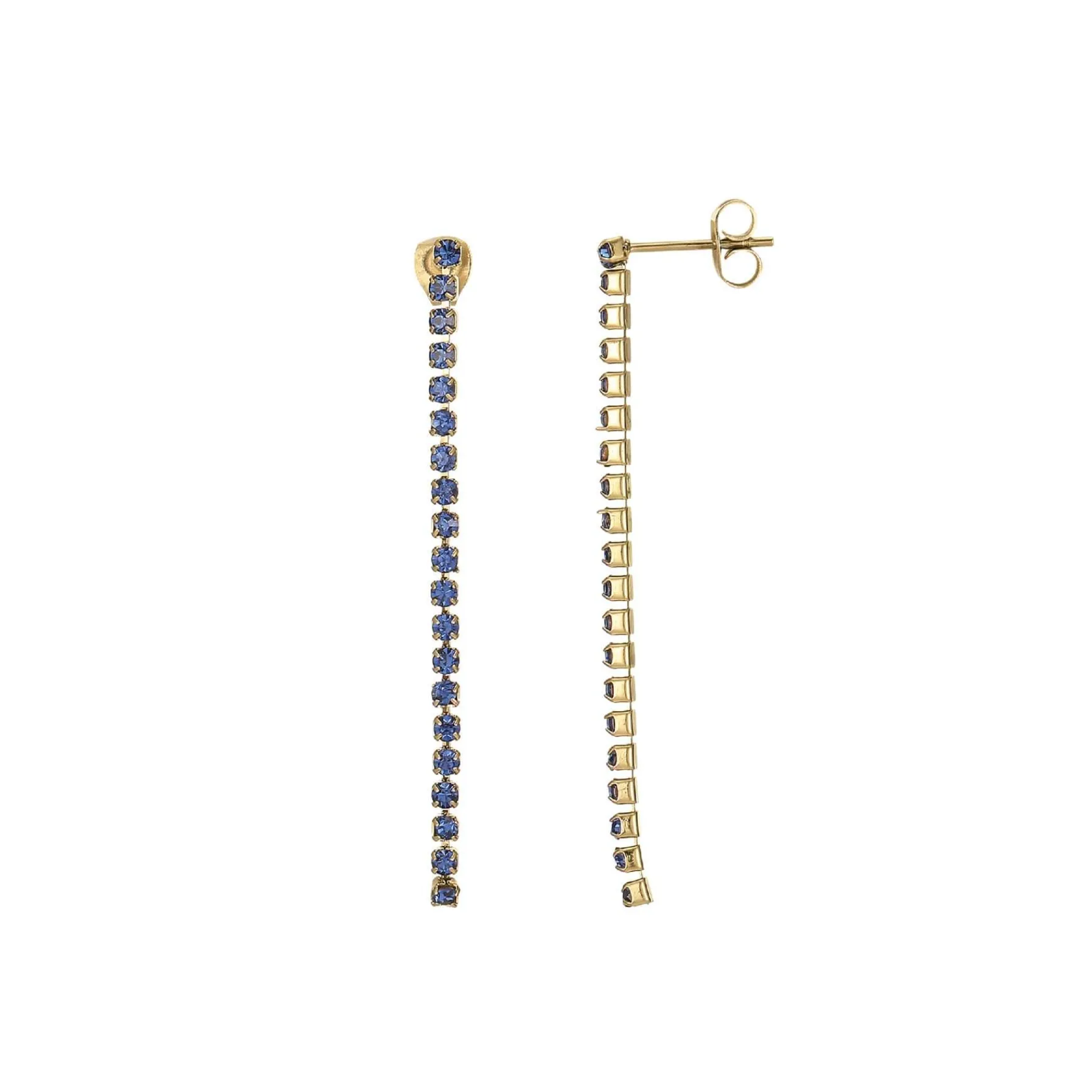 Femme Luzaka Boucles<Boucles Avenue strass bleus