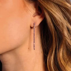 Femme Luzaka Boucles<Boucles Avenue strass violets