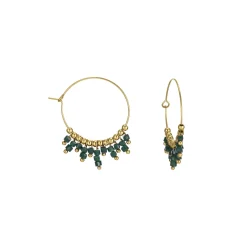 Femme Luzaka Boucles<Boucles Bohème cristal vert