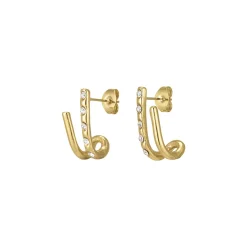 Femme Luzaka Boucles<Boucles Bérenice acier doré or et strass