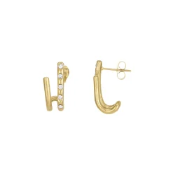 Femme Luzaka Boucles<Boucles Bérenice acier doré or et strass