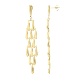 Femme Luzaka Boucles<Boucles Calliope acier doré or