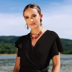 Femme Luzaka Boucles<Boucles Charlotte acier doré or