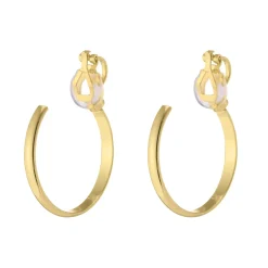 Femme Luzaka Boucles<Boucles clip Alex acier doré or