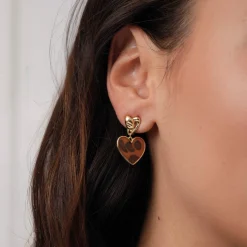 Femme Luzaka Boucles<Boucles clip Brenda acier doré or