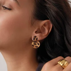 Femme Luzaka Boucles<Boucles clip Sam acier doré or