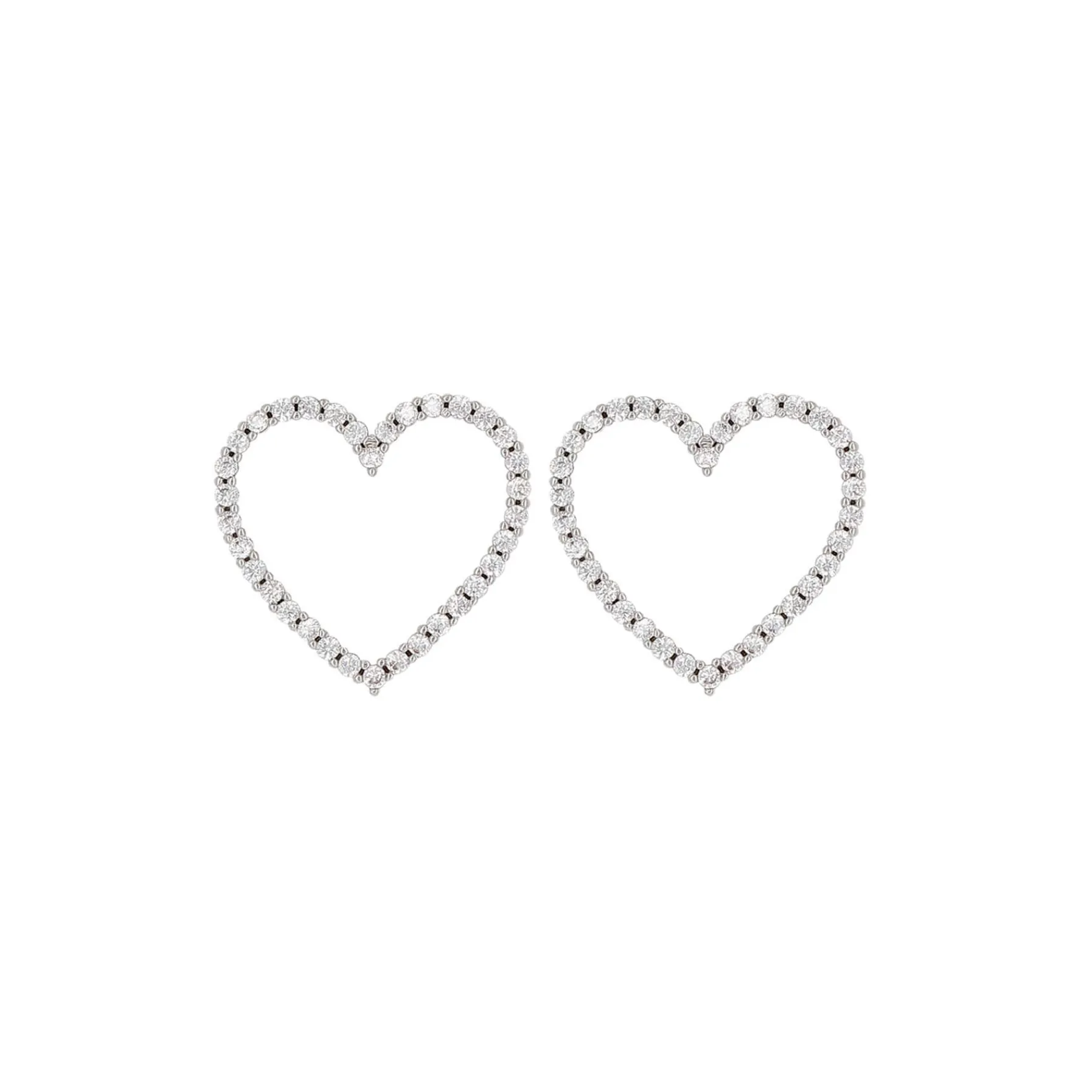 Femme Luzaka Boucles<Boucles Coeur zircons