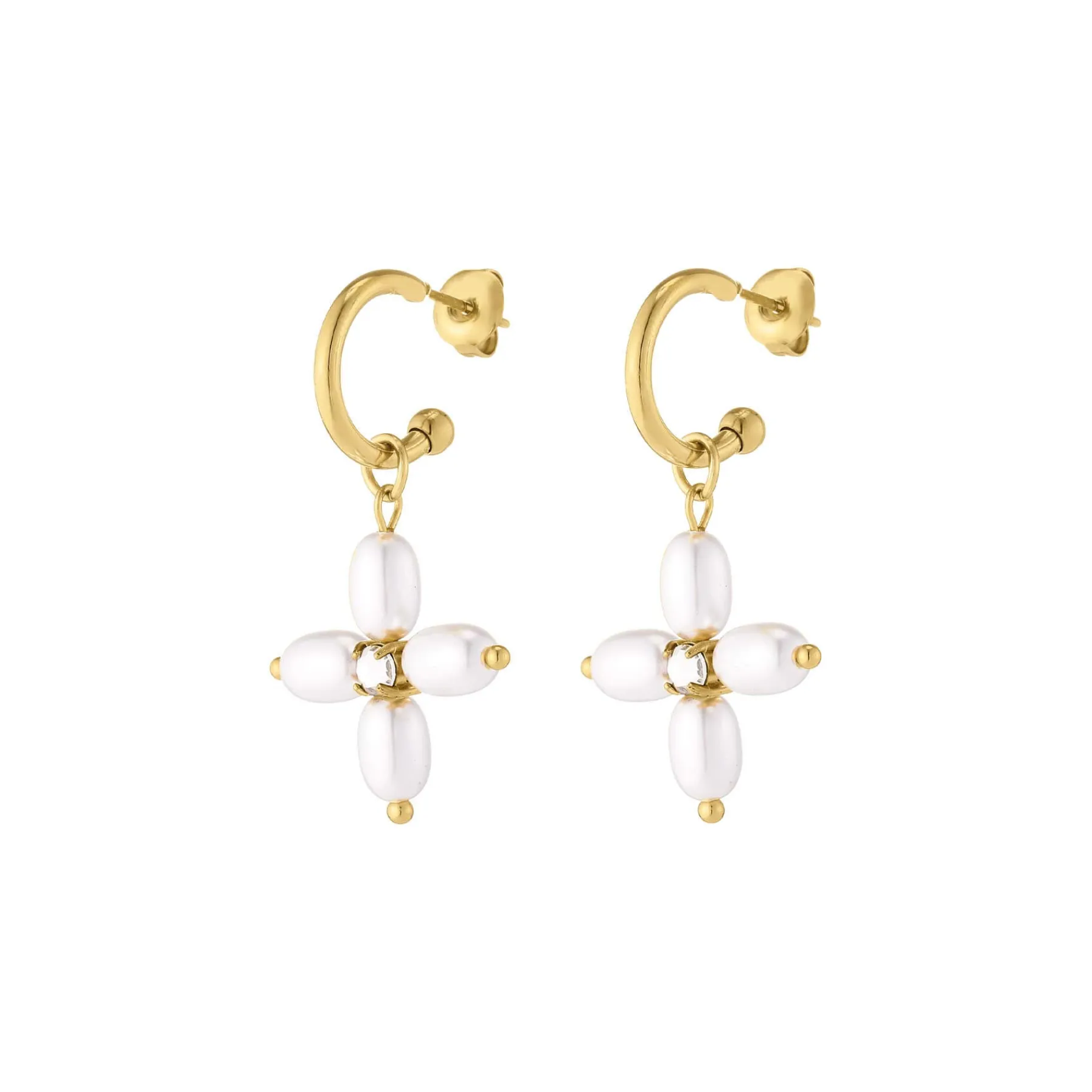 Femme Luzaka Boucles<Boucles Coralie acier doré or