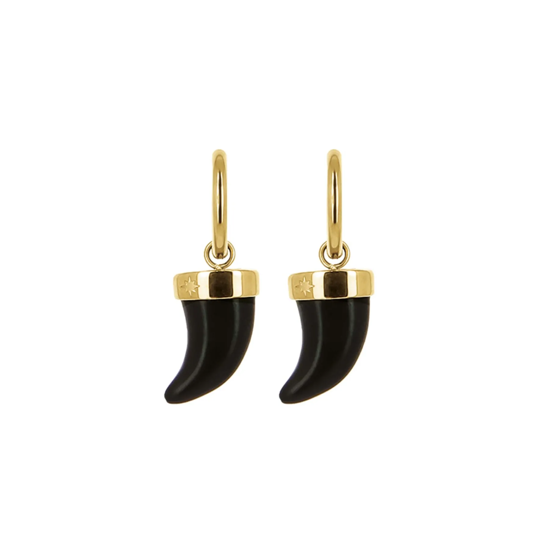 Femme Luzaka Boucles<Boucles Corne acier doré or