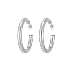 Femme Luzaka Boucles<Boucles Créoles rondes acier
