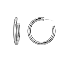Femme Luzaka Boucles<Boucles Créoles rondes acier