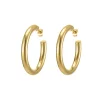 Femme Luzaka Boucles<Boucles Créoles rondes acier doré or