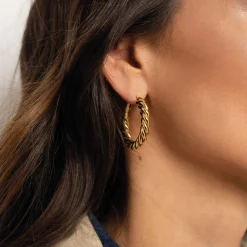 Femme Luzaka Boucles<Boucles créoles torsadées