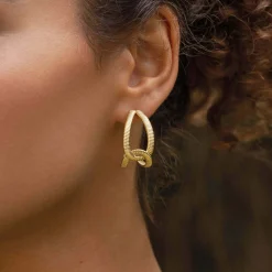 Femme Luzaka Boucles<Boucles Dénitsa acier doré or
