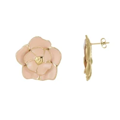 Femme Luzaka Boucles<Boucles Eden roses acier doré or