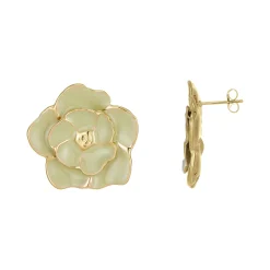 Femme Luzaka Boucles<Boucles Eden vertes acier doré or