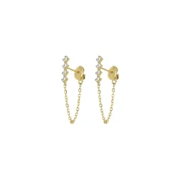 Femme Luzaka Boucles<Boucles Ellia acier doré or