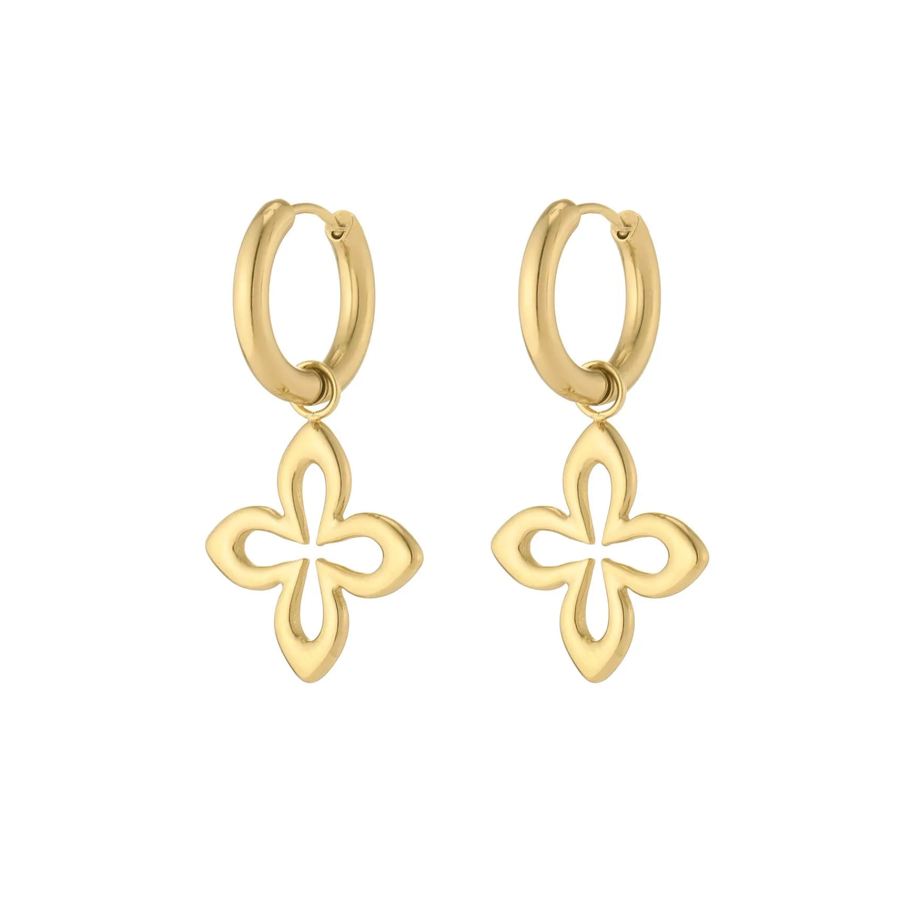 Femme Luzaka Boucles<Boucles Eléonore acier doré or