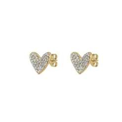 Femme Luzaka Boucles<Boucles Emmy acier doré or strass