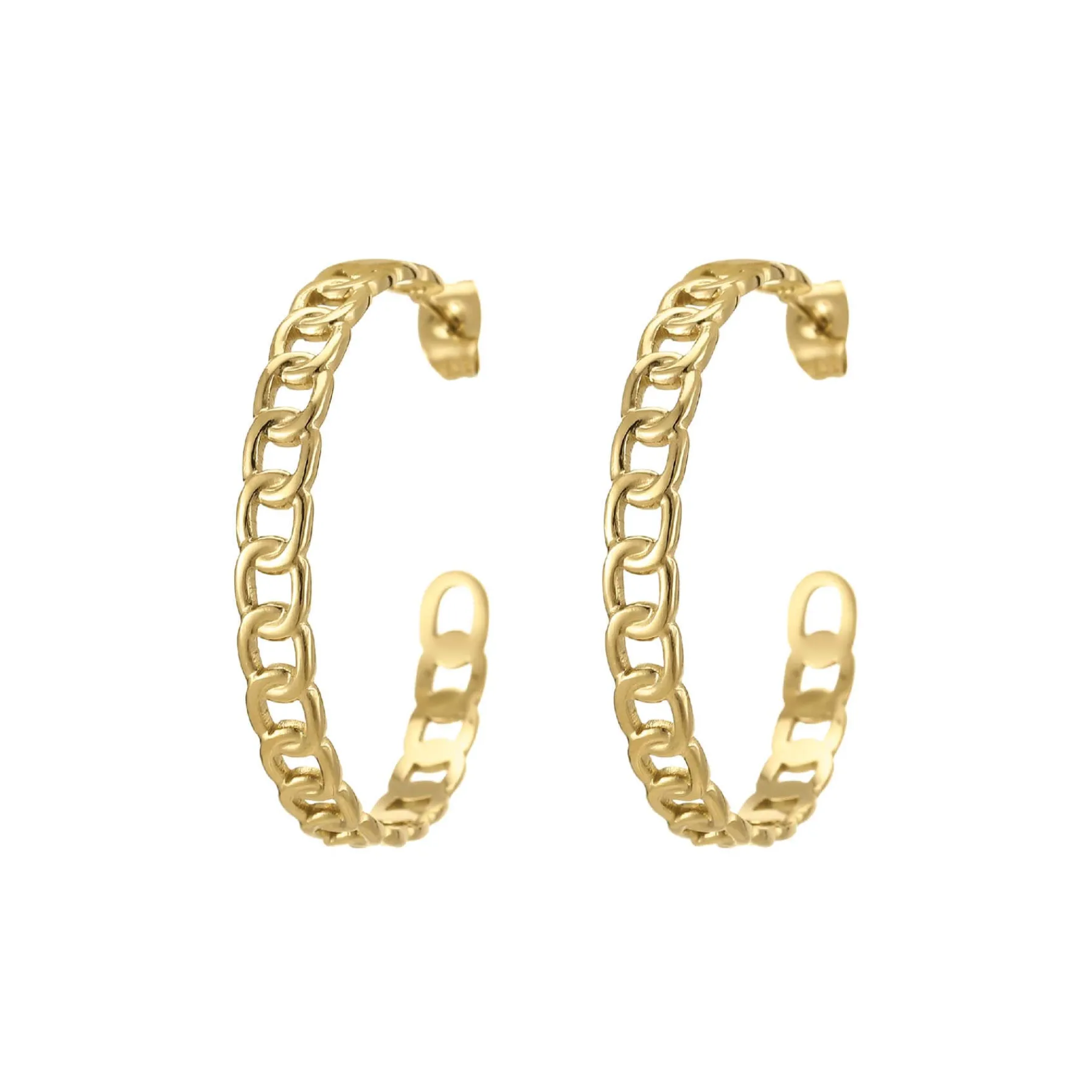 Femme Luzaka Boucles<Boucles Eolia acier doré or