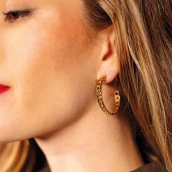 Femme Luzaka Boucles<Boucles Eolia acier doré or
