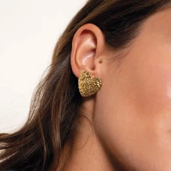 Femme Luzaka Boucles<Boucles Epora acier doré or