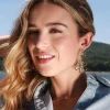 Femme Luzaka Boucles<Boucles Hermione bleues acier doré or