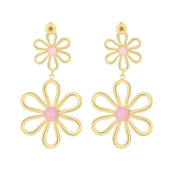 Femme Luzaka Boucles<Boucles Hermione roses acier doré or