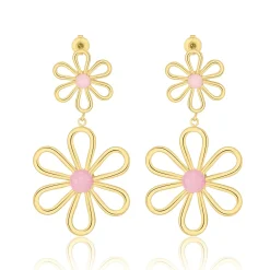 Femme Luzaka Boucles<Boucles Hermione roses acier doré or