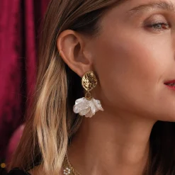 Femme Luzaka Boucles<Boucles Honorine acier doré or