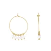 Femme Luzaka Boucles<Boucles Ika jade blanc doré or