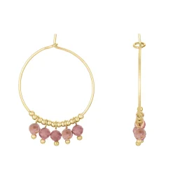 Femme Luzaka Boucles<Boucles Ika Rhodonite doré or