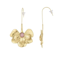 Femme Luzaka Boucles<Boucles Iris Rhodonite acier doré or