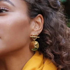 Femme Luzaka Boucles<Boucles Izzy acier doré or