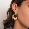 Femme Luzaka Boucles<Boucles Jovia acier doré or