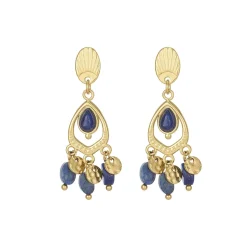 Femme Luzaka Boucles<Boucles Laurie Lapis Lazuli