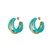 Femme Luzaka Boucles<Boucles Lona bleues acier doré or