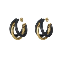Femme Luzaka Boucles<Boucles Lona noires acier doré or