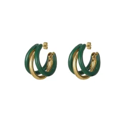 Femme Luzaka Boucles<Boucles Lona vertes acier doré or
