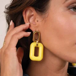 Femme Luzaka Boucles<Boucles Léonie jaunes
