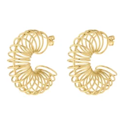 Femme Luzaka Boucles<Boucles Lotty acier doré or