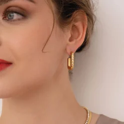 Femme Luzaka Boucles<Boucles Lulu strass blanc
